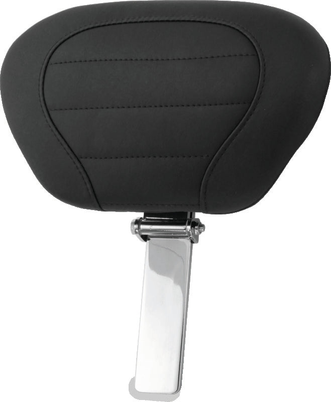 Mustang Motorcycle Mustang Electra Glide Standard Rd Glide ,rd King, Str Glide Driver Backrest Deluxe Black - 79012 For Harley Touring 2008-2021