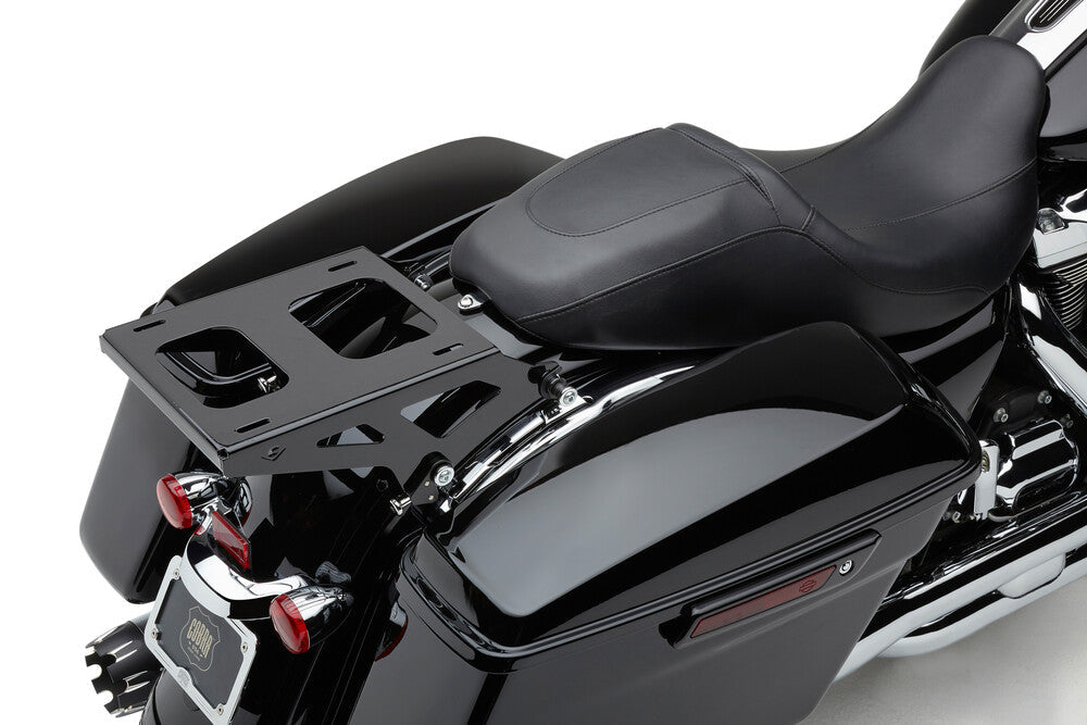 Cobra Detach 2-UP Tour Pack Mount Black FLH FLT - 602-2702B For Harley Touring 2014-2026