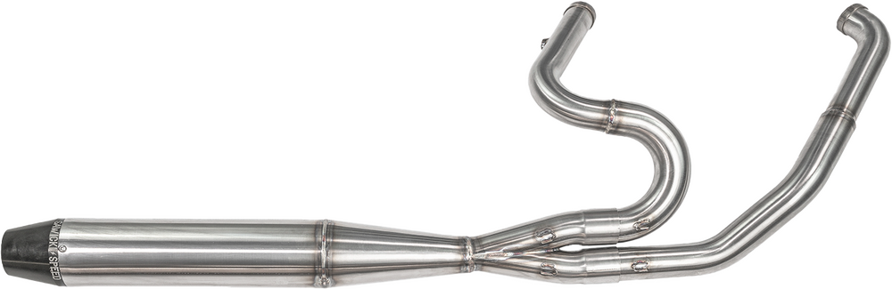 Sawicki 2IN1 Twin CAM FLT MID Length Pipe Brushed SS For Harley Touring 1995-2016