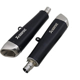 AKRAPOVIC 1811-3942 S-T12SO2-HCQTBL Titanium Slip-On Line Muffler Black Titanium Mufflers