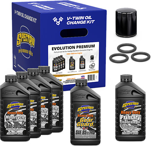 Spectro 582-06005 311477 V-TWIN FULL OIL SERVICE KIT EVO PREMIUM