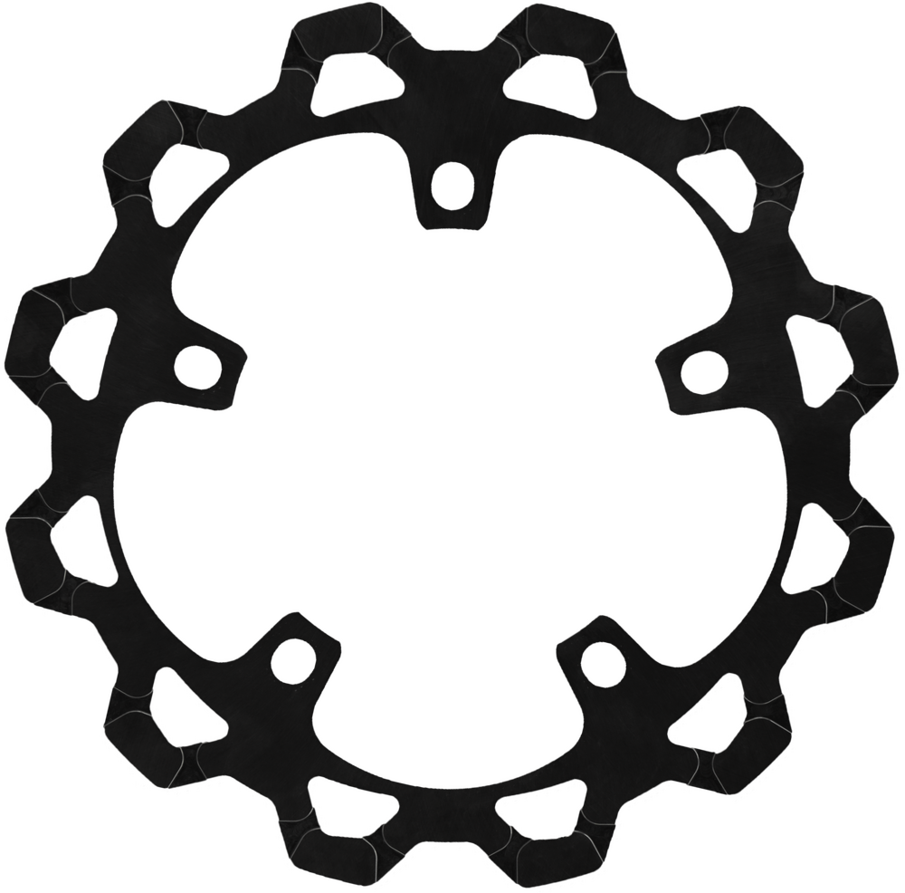 Lyndall Brakes 815-0196 6-631 320MM PERIMETER ROTOR BLACK `24 FLH/FLT (NON CVO)