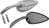 Harddrive 18-157 Mirrors Chrome Vintage Chrome For Harley Motorcycles 1970-2018