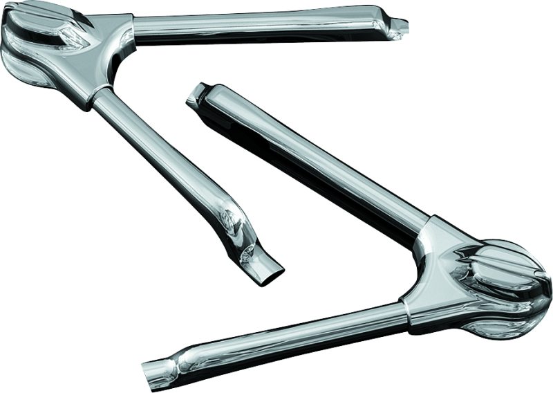 Kuryakyn Swingarm Tube Covers Chrome - 7815 For Harley Softail 2008-2009