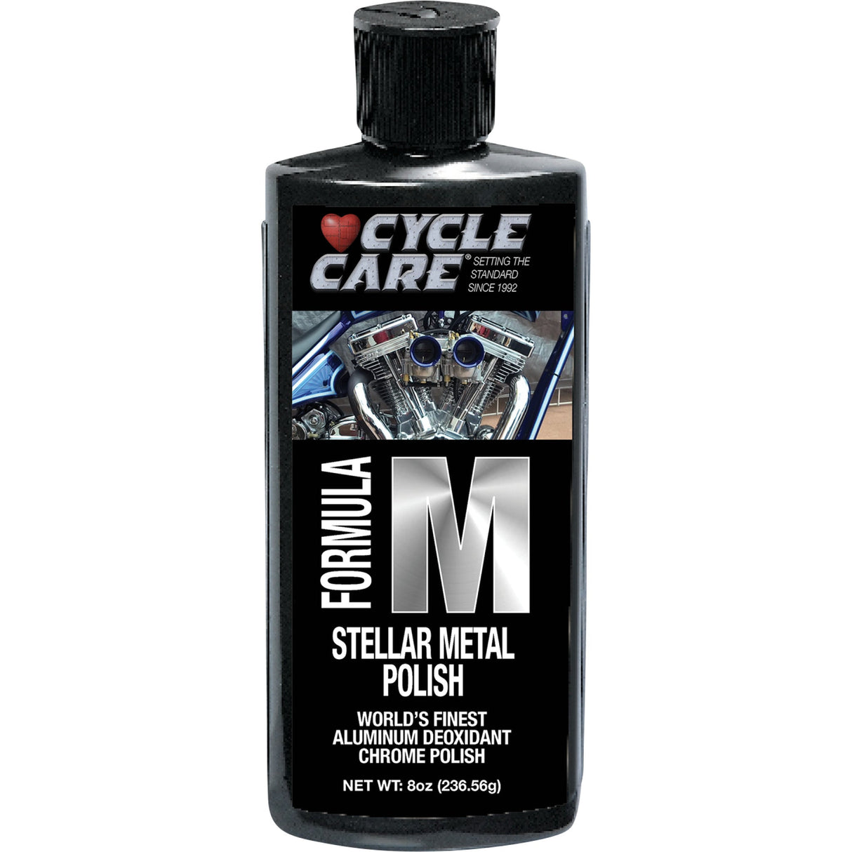 CYCLE CARE FORMULAS 3713-0046 55008 Formula M Metal Polish Formula M Aluminum/Chrome Polish - 8 oz. net wt.