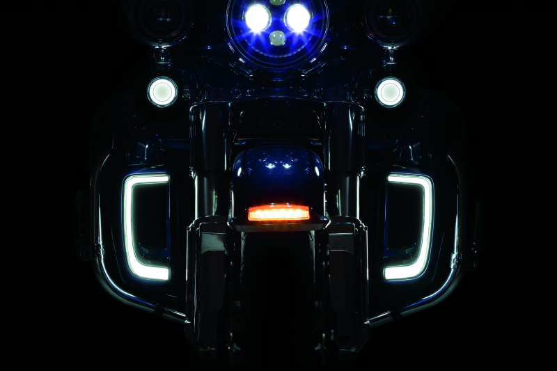 Kuryakyn Tracer Lower Fairing Grill Chrome - 5063 For Harley Touring 2014-2020
