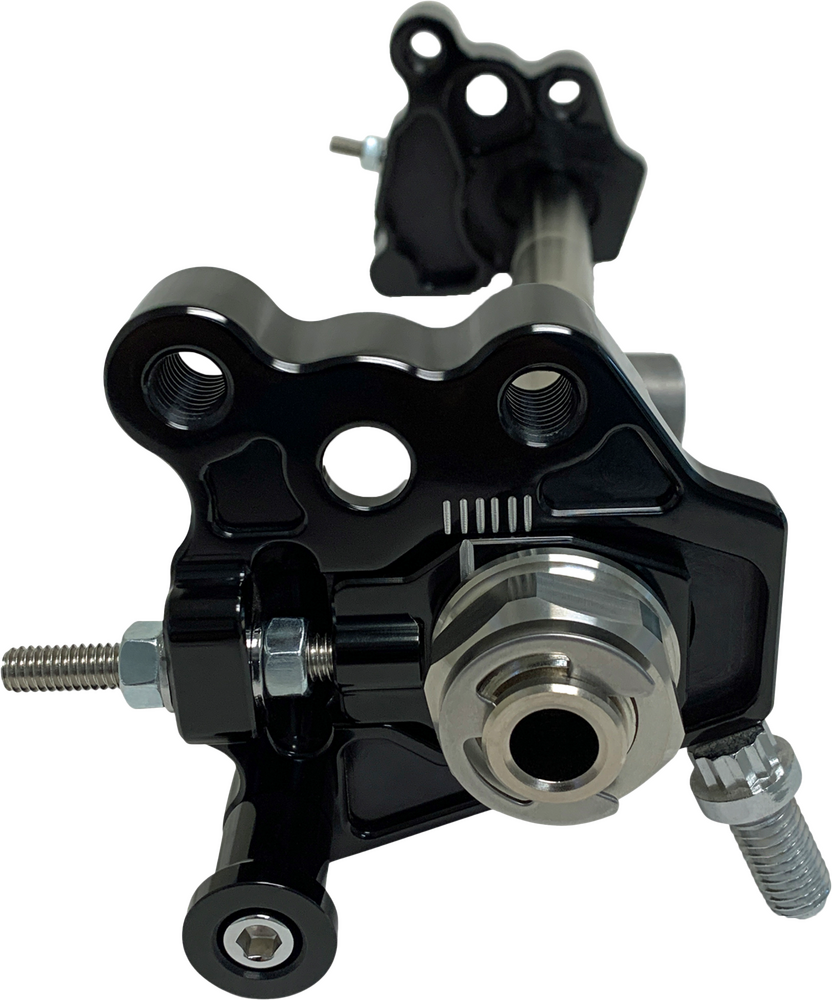 Hawg Halters Inc Rear Axel Adjuster With Shock Relocator `09 - AXADJ-A01-AS For Harley Motorcycles 2009-2026