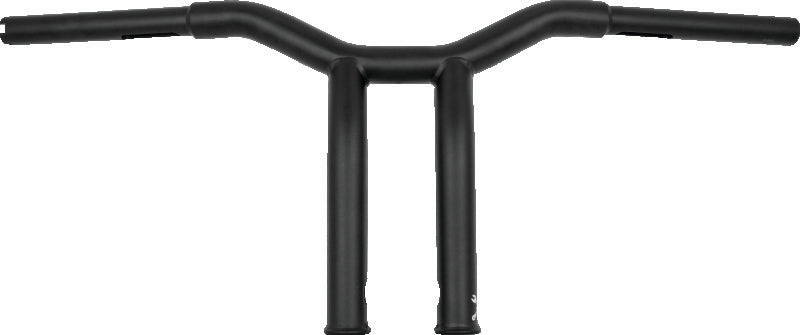 Burly Brand Dominator Raked Bar 10in Matte Black - B12-6051SB For Harley Dyna 1983-2024
