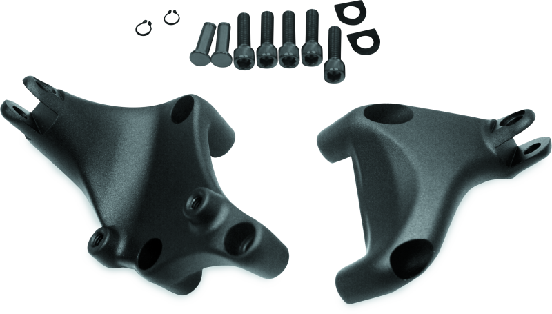 Bikers Choice 490834 14-Up XL Black Passenger Footpeg Mount
