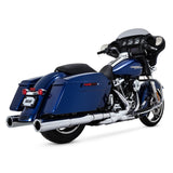 VANCE & HINES 1802-0406 16371 Power Duals Header System - Power Duals Head Pipe - Chrome