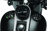 Kuryakyn 7383 Alley Cat Fuel & Battery Gauge Gloss Black