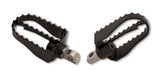 Burly Brand MX Style Footpegs Black - B13-1009B For Harley Motorcycles 1997-2024 | Yamaha Watercraft 1998-2004