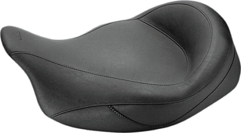 Mustang Motorcycle Electra Glide Std,rd Glide,rd King,str Glide Super Touring Solo Seat Black - 76067 For Harley Touring 2008-2021