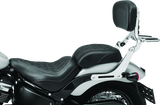 Kuryakyn 7080 Fixed Mounts Multi-purpose Driver & Passenger Backrest 18-Up Softail Black