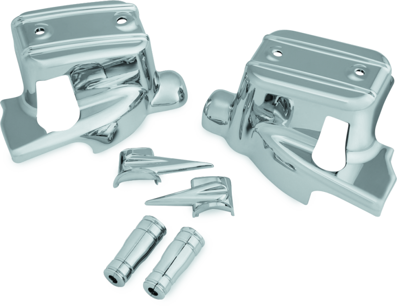 Kuryakyn Brake & Clutch Control Covers Chrome - 1739 For Harley Touring 2014-2016