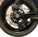 Hawg Halters Inc Rear Axel Adjuster With Shock Relocator `09 - AXADJ-A01-AS For Harley Motorcycles 2009-2026