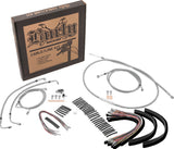 Burly Brand Control Kit 18in Stainless Steel - B30-1093 For Harley Touring 2008-2013
