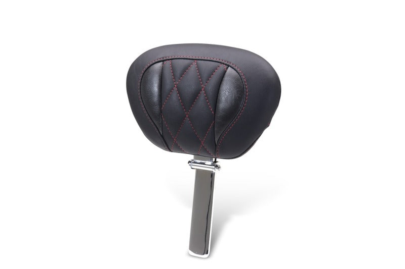 Mustang Motorcycle Mustang CVO Road Glide (ST) Super Touring Deluxe Diamond Driver Backrest - 89460DC For Harley Touring 2023-2026