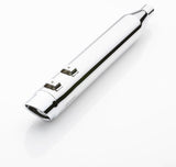 Cobra Slip-ONS W Billet Tips Chrome TRI-Glide - 6301 For Harley Tri 2009-2024