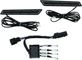 Kuryakyn 5477 LED Saddlebag Hinge Accents Black
