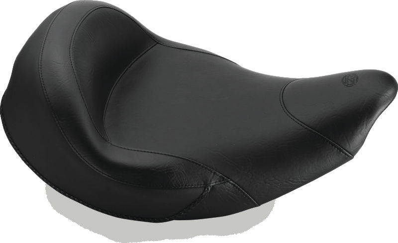 Mustang Motorcycle Chief, Dark Horse, Vintage Standard Touring Solo Seat Black - 75360 For Indian 2014-2021