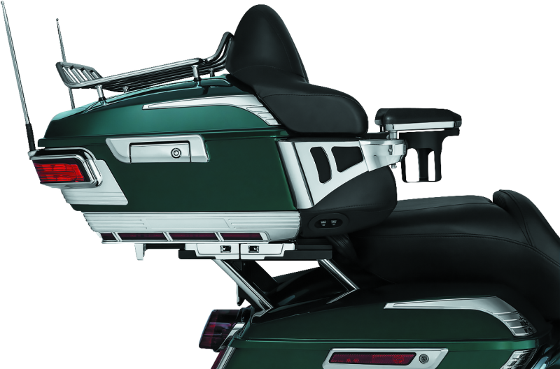 Kuryakyn 8731 Quick Adjust Tour-pak Relocator 14-Up Touring Chrome