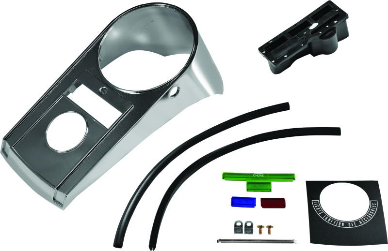 Bikers Choice 490243 68-84FL 71-72 FX 80-86 Fxwg 84-95 Softail Chrome Cast Dash Replaces H-D 71241-77T 91