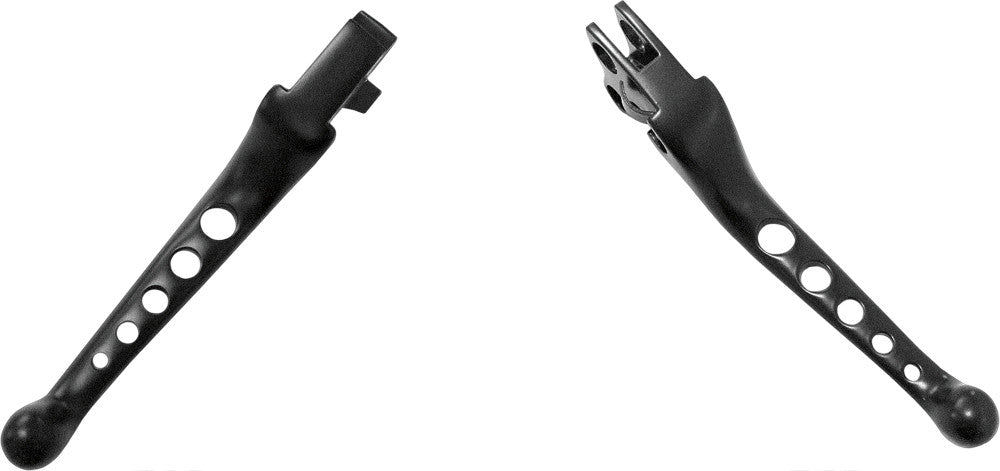 Harddrive 053525 2-Slot Lever SET Chrome BIG Twin 07-UP For Harley Dyna 2007-2017