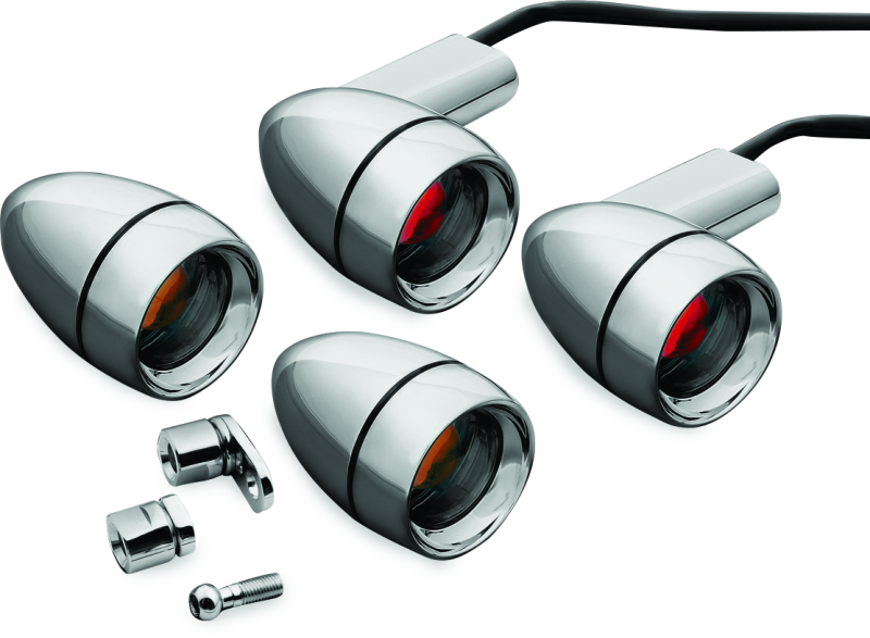 Kuryakyn 2317 Late Style Turn Signal Kit Chrome