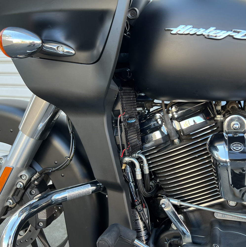 Ultracool OIL Cooler M8 Touring ` (chopped Guard) - SMT8-5N For Harley Touring 2017-2023