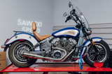 Sawicki Indian Scout MID Length Cannon Brushed SS For Indian Scout 2015-2022