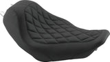 Mustang Motorcycle Mustang Electra Glide Std,rd Glide,rd King,str Glide Solo Seat Diamond Stitch Brown - 76735 For Harley Road King 1997-2007