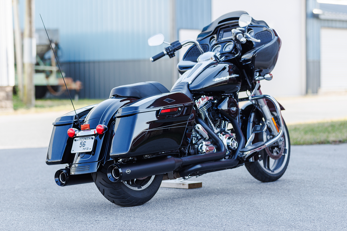 4-1/2" GNX Slip-On Mufflers - Guardian Black - 1801-1767