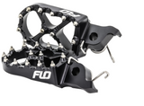 Flo Motorsports FLO Foot PEG Honda Black - FPEG-798BLK For Honda CRF50F / CRF70F / CRF110F 2004-2023 | Kawasaki 110 / 110R 2002-2026