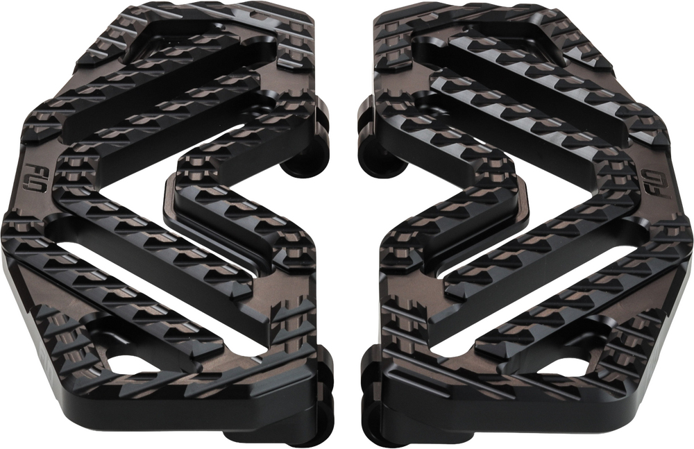 Flo Motorsports Savage Floorboards Black - V-800V5BLK