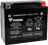 Yuasa Battery YUAM420BS Yuasa YTX20L Maintenance Free AGM 12-Volt Battery