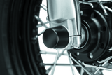 Kuryakyn 1229 Front Axle Nut Caps Satin Black