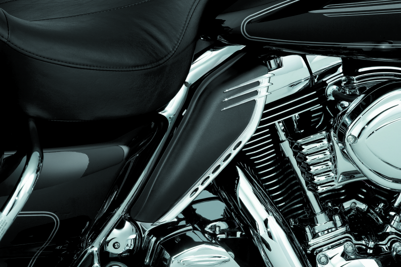 Kuryakyn Mid Frame Air Deflector Accent For H-D 58002-09 - 8674 For Harley Touring 2009-2021