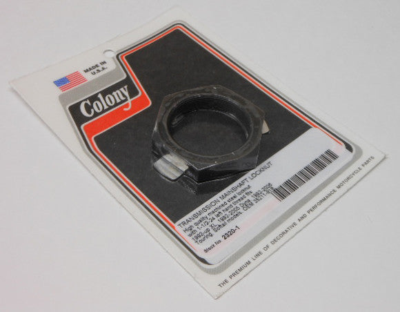 Colony Machine Transmission Main Shaft NUT BIG Twin - 2320-1 For Harley Motorcycles 1992-2019