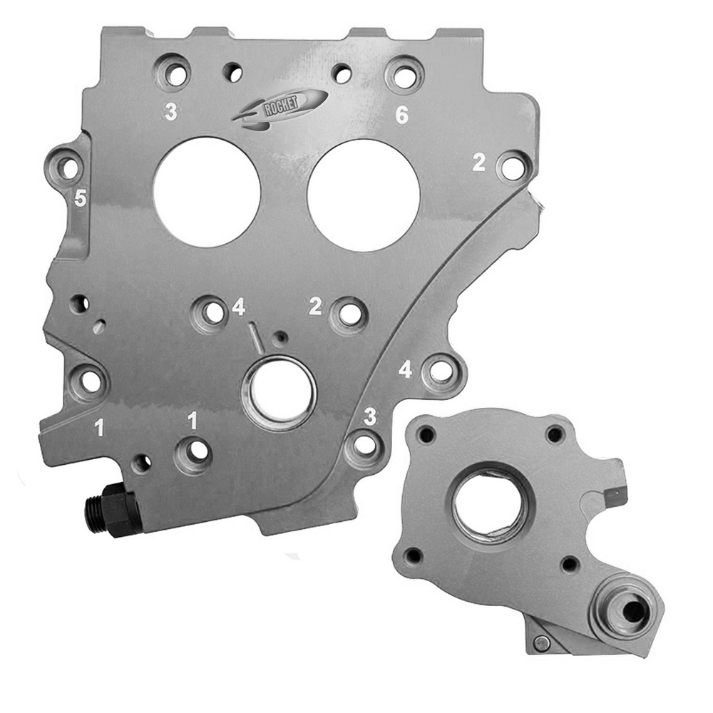 Rocket Performance Garage Llc OIL Pump AND CAM Plate ` - 7-7100 For Harley Motorcycles 2007-2017