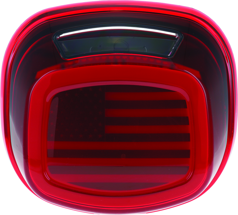 Kuryakyn 2924 Freedom Taillight Red Lens With License Light