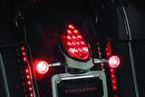 Kuryakyn Rear Turn Signal & License Plate Mount Indian Chrome - 3128 For Indian 2014-2021