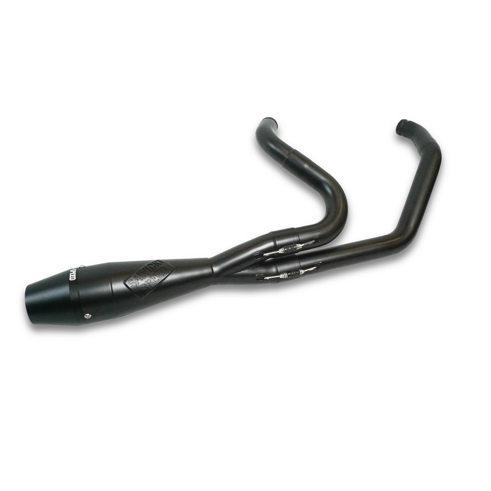 Sawicki Intmdtr M8 FLT Shorty Black For Harley Touring 2017-2026