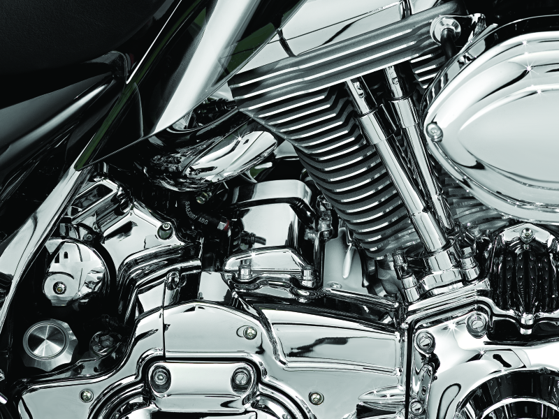Kuryakyn Starter Cover Chrome - 7846 For Harley Touring 1999-2006