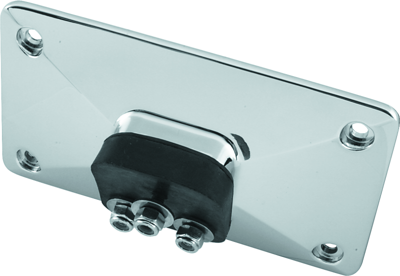 Bikers Choice 490044 55-99 Chrome Pyramid License Plate Bracket 3 Bolt Style