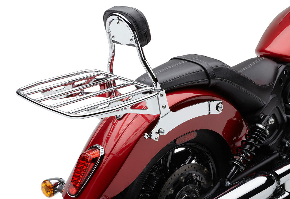 Cobra Removeable Luggage Rack Chrm #602-2001/2004/2005/2006 - 602-3501 For Harley Motorcycles 2000-2017
