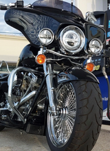 Ultracool Front Mount OIL Cooler EVO TC Tour ` Glos Black - RF-1G For Harley Touring 1994-2008