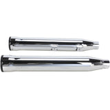 Cobra Slip-On Mufflers With Race Pro Tips 3" Chrome - 6053 For Harley Softail 2007-2017