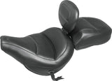 Mustang Motorcycle Mustang Heritage Classic Standard Deluxe Touring Recessed Passenger Seat Black - 79331 For Harley Softail 2018-2021