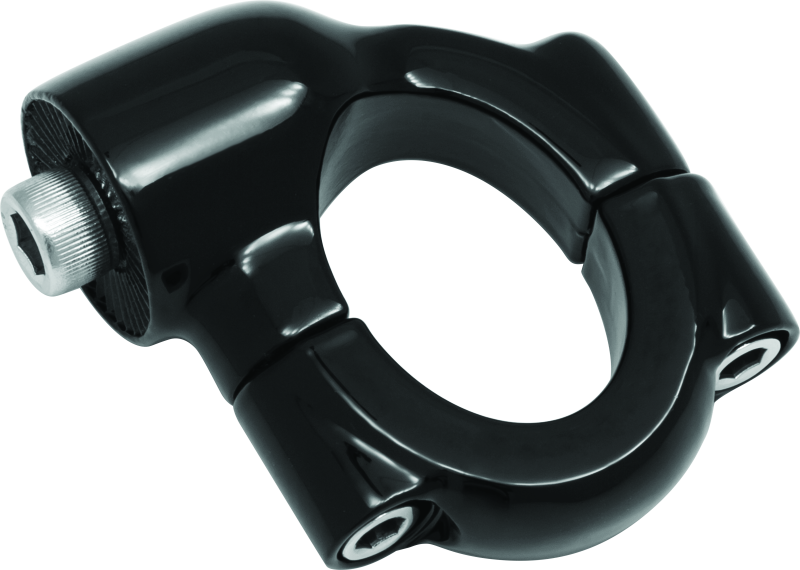 Kuryakyn 3117 Side Mount License Plate Holder Clamp Softail Models Gloss Black